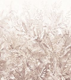 Linen Leaves Mural by Eijffinger Brown/Taupe Linen Leaves Mural by Eijffinger Brown/Taupe