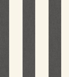 Linen Lines Wallpaper by Caselio Noir Linen Lines Wallpaper by Caselio Noir