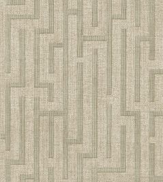 Linen Trellis Wallpaper by Eijffinger Green Linen Trellis Wallpaper by Eijffinger Green