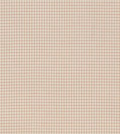 Lining Check Fabric by Ian Mankin Rust Lining Check Fabric by Ian Mankin Rust