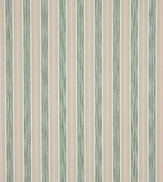 Linton Stripe Fabric by Jane Churchill Green Linton Stripe Fabric by Jane Churchill Green
