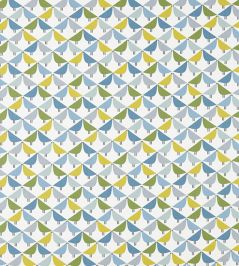 Lintu Fabric by Scion Gecko / Pacific / Glazier Lintu Fabric by Scion Gecko / Pacific / Glazier