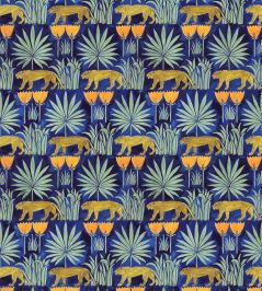 Lioness & Palms 1918 Wallpaper by CommonRoom Midnight Lioness & Palms 1918 Wallpaper by CommonRoom Midnight