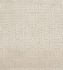 Lisboa Velvet Fabric by Schumacher Moonstone Lisboa Velvet Fabric by Schumacher Moonstone