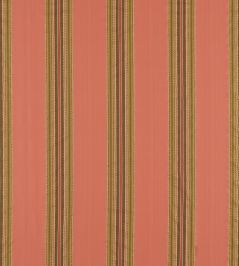 Lisere Stripe Fabric by Zoffany Venetian Red Lisere Stripe Fabric by Zoffany Venetian Red
