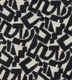 Litha Fabric by Camengo Carbone Litha Fabric by Camengo Carbone