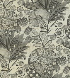 Lithops Grasscloth Wallpaper by Jannelli&Volpi Charcoal Lithops Grasscloth Wallpaper by Jannelli&Volpi Charcoal