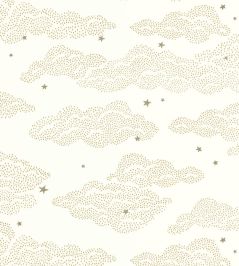 Little Clouds Wallpaper by Caselio Blanc or Little Clouds Wallpaper by Caselio Blanc or