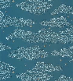 Little Clouds Wallpaper by Caselio Bleu nuit Little Clouds Wallpaper by Caselio Bleu nuit