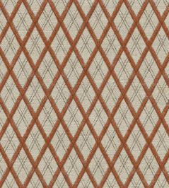 Little Lattice Fabric by Ottoline Burnt Orange Little Lattice Fabric by Ottoline Burnt Orange