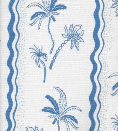 Little Palm Fabric by Kate Medlicott Ocean-Cloudy Blue Little Palm Fabric by Kate Medlicott Ocean-Cloudy Blue
