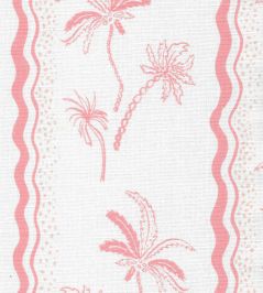 Little Palm Fabric by Kate Medlicott Panther-Rose Little Palm Fabric by Kate Medlicott Panther-Rose