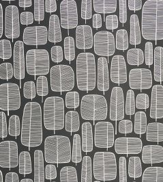 Little Trees Wallpaper by MissPrint Charcoal Little Trees Wallpaper by MissPrint Charcoal
