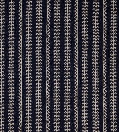 Little Weed Fabric by Christopher Farr Cloth Indigo Little Weed Fabric by Christopher Farr Cloth Indigo