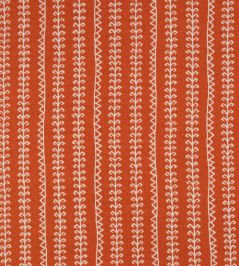 Little Weed Fabric by Christopher Farr Cloth Orange Little Weed Fabric by Christopher Farr Cloth Orange