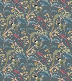 Living Branches Fabric by Josephine Munsey Dark Teal, Yellow and Olive Living Branches Fabric by Josephine Munsey Dark Teal, Yellow and Olive