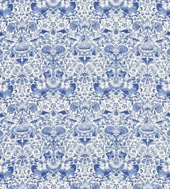 Lodden Fabric by Morris & Co China Blue Lodden Fabric by Morris & Co China Blue