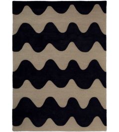Lokki Rug by Marimekko Black Lokki Rug by Marimekko Black