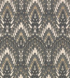 Lolana Wallpaper by Romo Slate Lolana Wallpaper by Romo Slate
