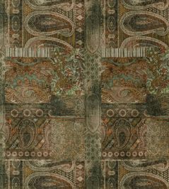 Lomond Velvet Fabric by Mulberry Home Emerald Lomond Velvet Fabric by Mulberry Home Emerald