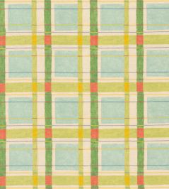 London Check Fabric by George & Minnie Aqua/Emerald London Check Fabric by George & Minnie Aqua/Emerald
