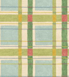 London Check Wallpaper by George & Minnie Aqua/Emerald London Check Wallpaper by George & Minnie Aqua/Emerald
