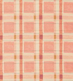 London Check Fabric by George & Minnie Blush London Check Fabric by George & Minnie Blush