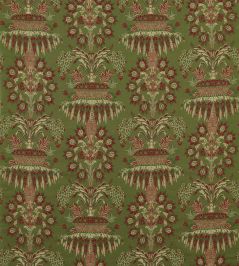 Long Gallery Brocade Fabric by Zoffany Olivine/Russet Long Gallery Brocade Fabric by Zoffany Olivine/Russet