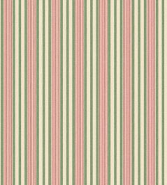 Loom Stripe Wallpaper by George & Minnie Emerald/Raspberry Loom Stripe Wallpaper by George & Minnie Emerald/Raspberry