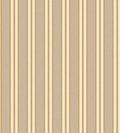 Loom Stripe Wallpaper by George & Minnie Ochre/Walnut Loom Stripe Wallpaper by George & Minnie Ochre/Walnut