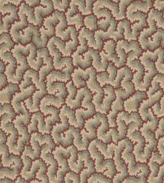 Lophelia Fabric by Nobilis Red Lophelia Fabric by Nobilis Red