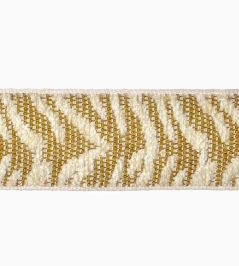 Lorenzo Jacquard Braid 60mm Trimming by Houles Avorio Lorenzo Jacquard Braid 60mm Trimming by Houles Avorio