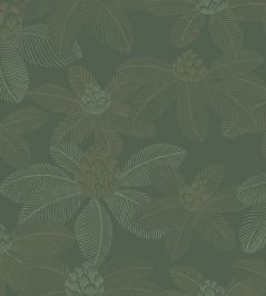 Lotus Wallpaper by Caselio Vert Anglais Lotus Wallpaper by Caselio Vert Anglais