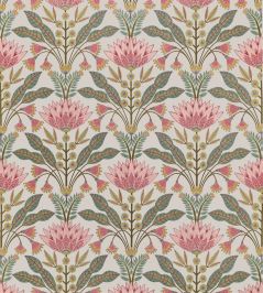 Lotus Fabric by Thibaut Cranberry Lotus Fabric by Thibaut Cranberry