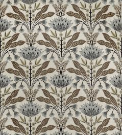 Lotus Fabric by Thibaut Natural Lotus Fabric by Thibaut Natural