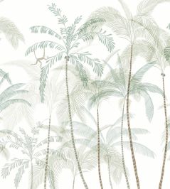 Louie Mural by Sandberg Light Green Louie Mural by Sandberg Light Green
