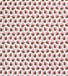 Love Leaves 1800 Wallpaper by CommonRoom Rose Pink, Saffron Love Leaves 1800 Wallpaper by CommonRoom Rose Pink, Saffron