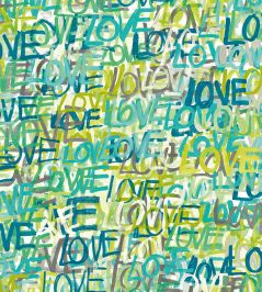 Love Scribble Wallpaper by Ohpopsi Aquamarine Love Scribble Wallpaper by Ohpopsi Aquamarine