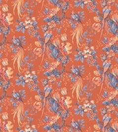 Lovebirds Wallpaper by Divine Savages Burnt Sienna Lovebirds Wallpaper by Divine Savages Burnt Sienna