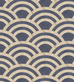 Lucky O's Wallpaper by Moooi Birch & Blue Lucky O's Wallpaper by Moooi Birch & Blue