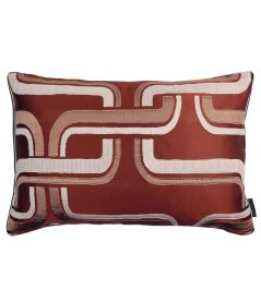 Luminescence Cushion 40 x 60cm by Maison Casamance Acajou Luminescence Cushion 40 x 60cm by Maison Casamance Acajou
