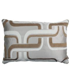 Luminescence Cushion 40 x 60cm by Maison Casamance Grege Luminescence Cushion 40 x 60cm by Maison Casamance Grege