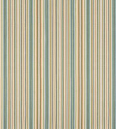 Luna Stripe Fabric by GP & J Baker Blue/Green Luna Stripe Fabric by GP & J Baker Blue/Green