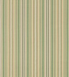 Luna Stripe Fabric by GP & J Baker Green Luna Stripe Fabric by GP & J Baker Green