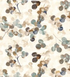 Lunaria Fabric by Casamance Bleu Deauville Lunaria Fabric by Casamance Bleu Deauville