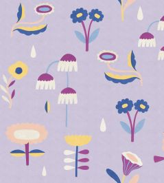 Lush Wallpaper by Coordonne Lilac Lush Wallpaper by Coordonne Lilac