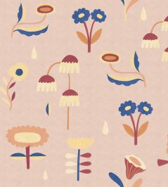 Lush Wallpaper by Coordonne Peach Lush Wallpaper by Coordonne Peach