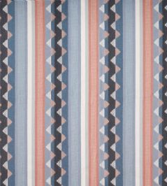 Lutley Stripe Fabric by Sanderson Porcelain/Blossom Lutley Stripe Fabric by Sanderson Porcelain/Blossom