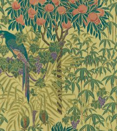 Macaw Wallpaper by 1838 Wallcoverings Vivid Yellow Macaw Wallpaper by 1838 Wallcoverings Vivid Yellow
