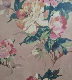 Madama Butterfly Wallpaper by 1838 Wallcoverings Coral Madama Butterfly Wallpaper by 1838 Wallcoverings Coral
